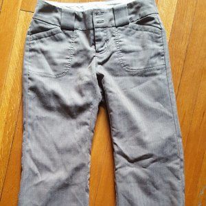 Gap 1R Wide Leg Tan Herringbone Dress Pants